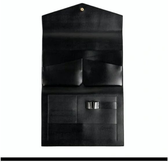 Glass Ladder & Co Megan Portfolio Black Vegan Clutch Portfolio - Picture 10 of 12
